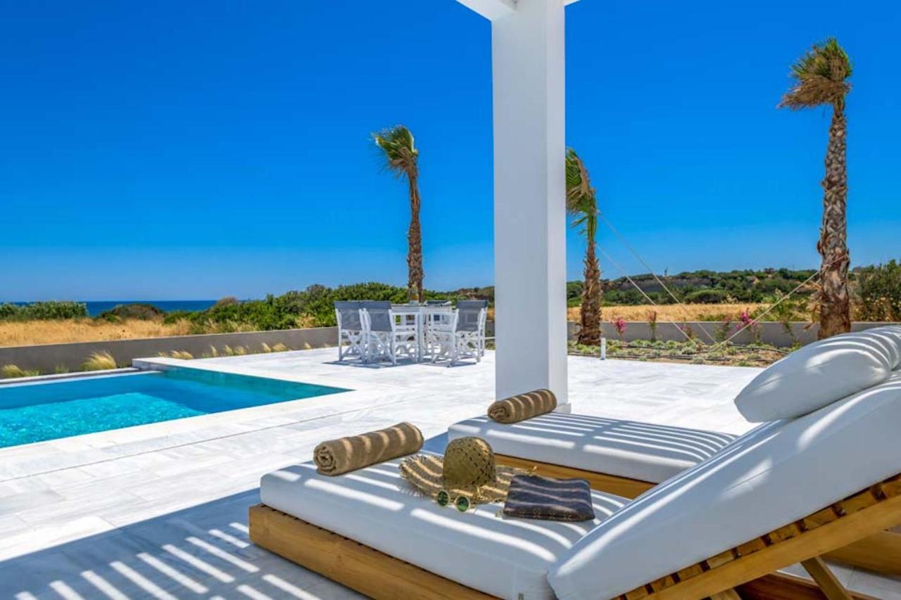 Seashore Beachfront Villa Lakhania Exteriér fotografie