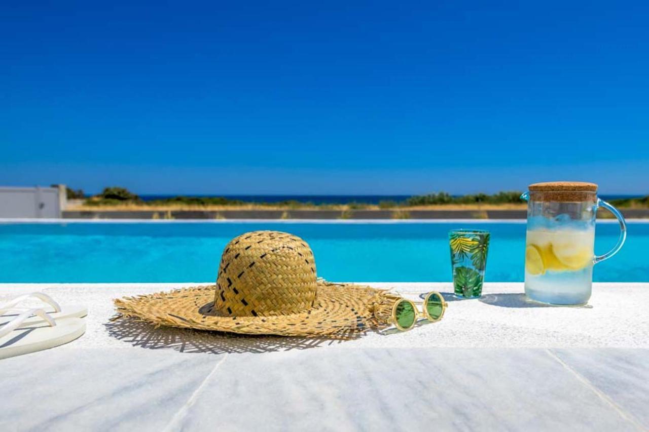 Seashore Beachfront Villa Lakhania Exteriér fotografie