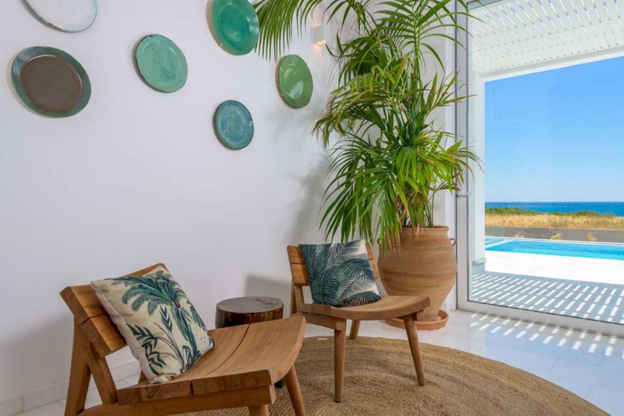 Seashore Beachfront Villa Lakhania Exteriér fotografie